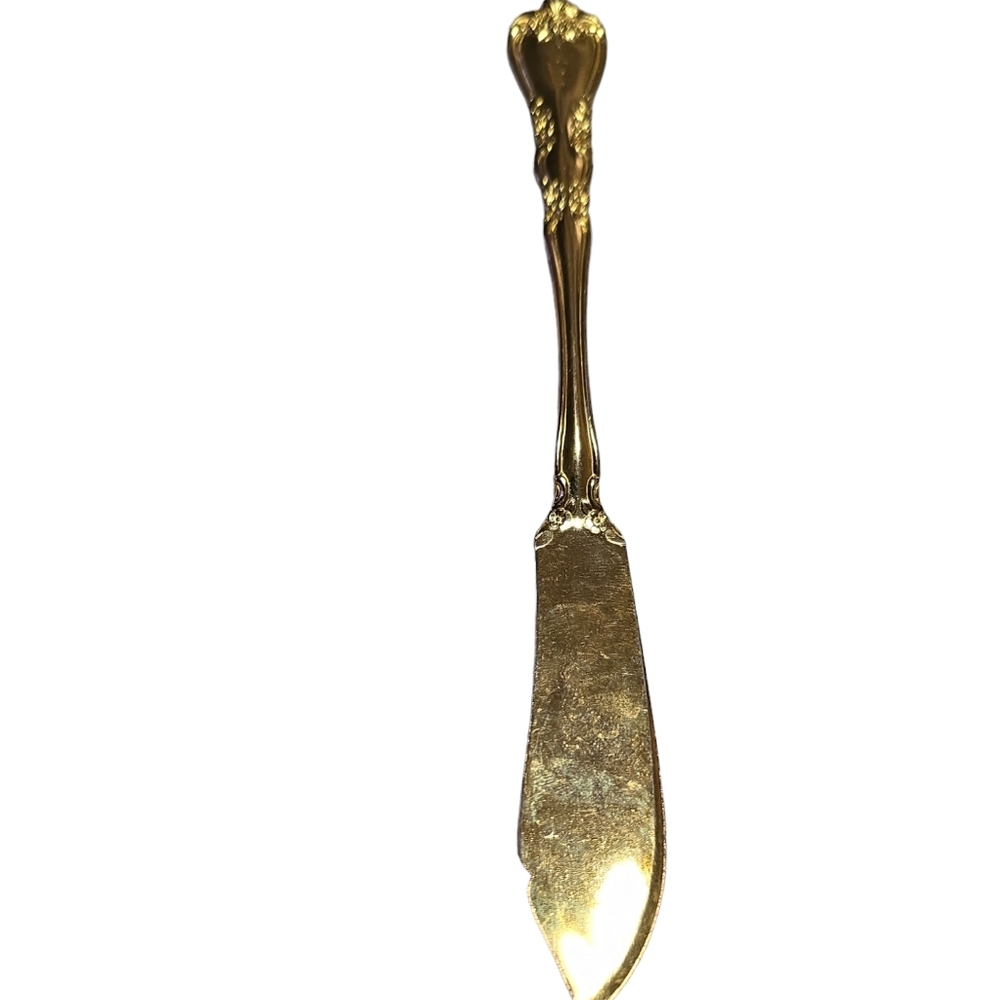 BUTTER KNIFE Vintage 22k Gold Plated